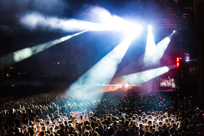 Visuel de la foule au Nice Jazz Festival