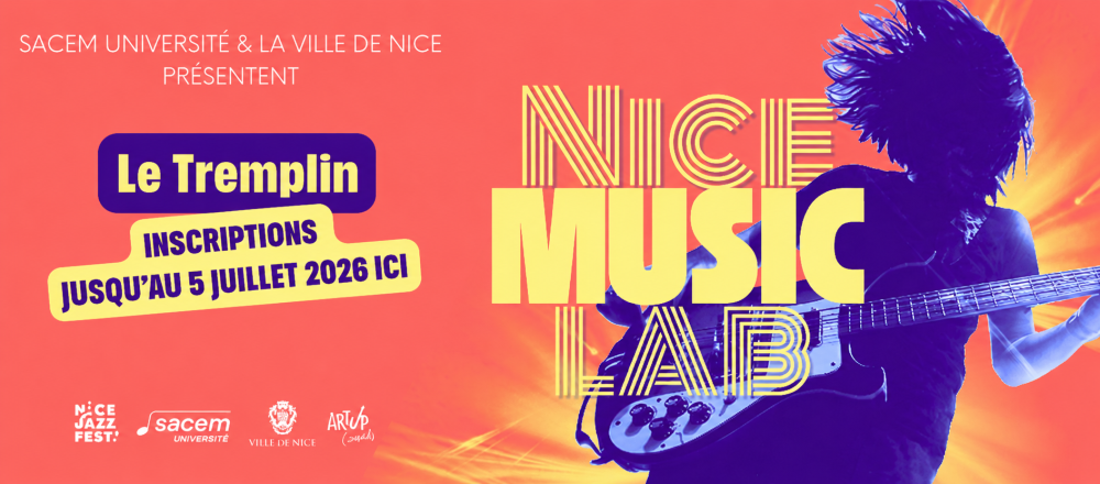 Appel à candidatures : Tremplin - Nice Music Lab